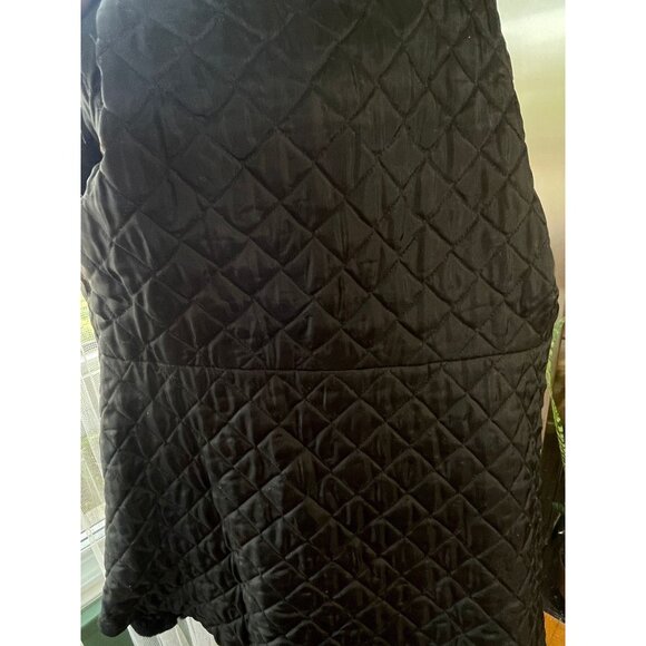 Vintage 80s ladies coat, red & black parka, faux fur collar & cuffs, 6/8 (S/M) - Picture 9 of 9